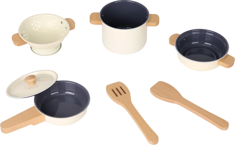 Set di pentole metalliche per bambini