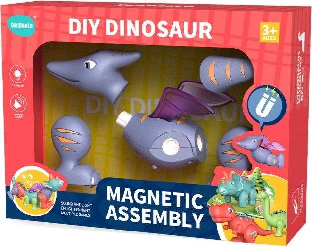 Set di costruzione magnetico pieghevole pterosauro