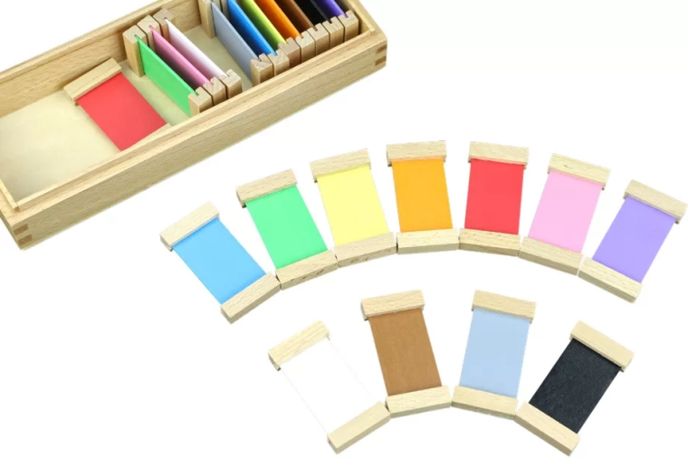 Tavolette dei colori 2 – set ampliato Moyo Montessori