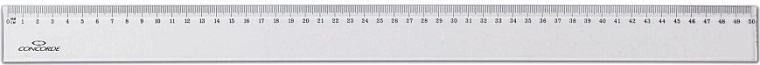 Righello CONCORDE 50 cm trasparente