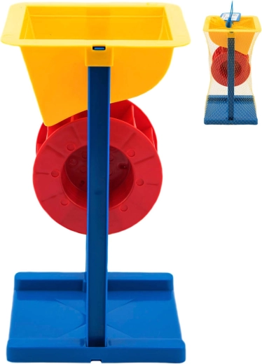Mulino di plastica Lori con tramoggia per sabbia - 1 pezzo