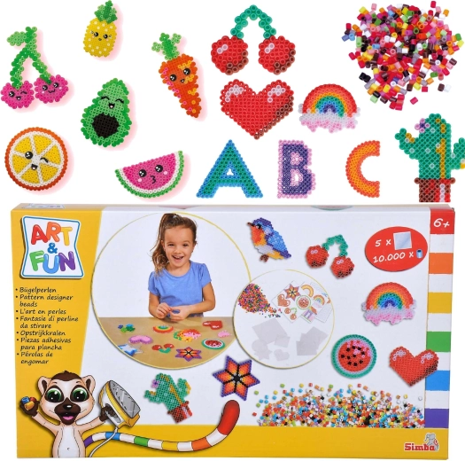 Set di perline da stirare 10.000 pz ART & FUN di SIMBA