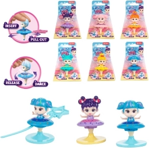 Trottola danzante con bambolina 6,5 cm