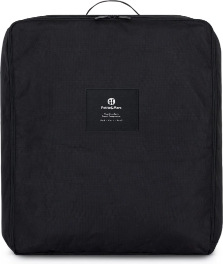 Borsa da trasporto per passeggino PETITE&MARS Carrie Black