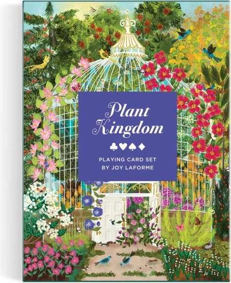 Galison set di carte da gioco Regno Vegetale di Joy Laforme