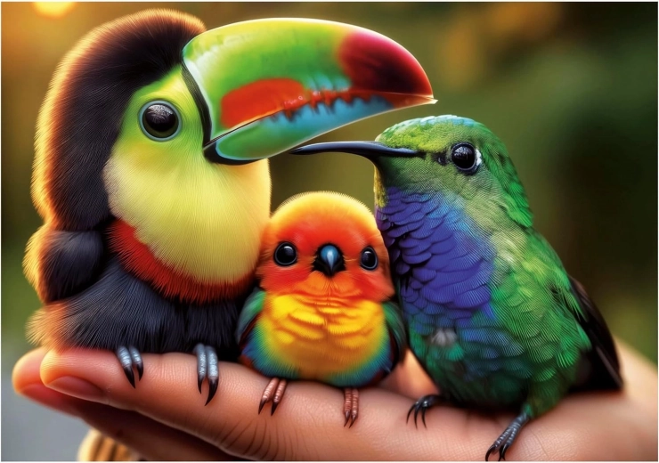 Educa puzzle Uccellini 200 pezzi