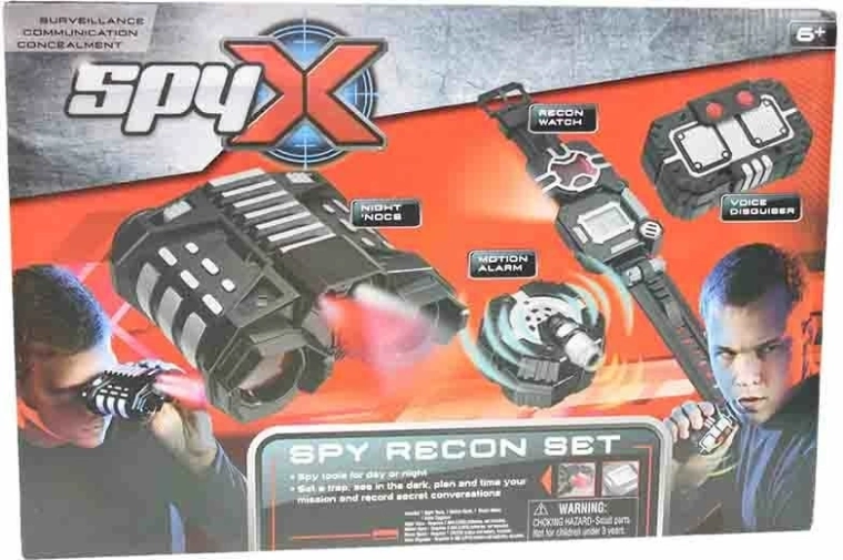 SpyX grande set da spia con binocolo