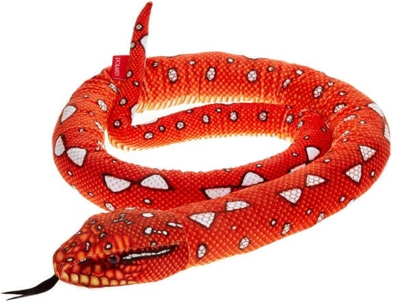 Mascotte serpente rosso 180 cm