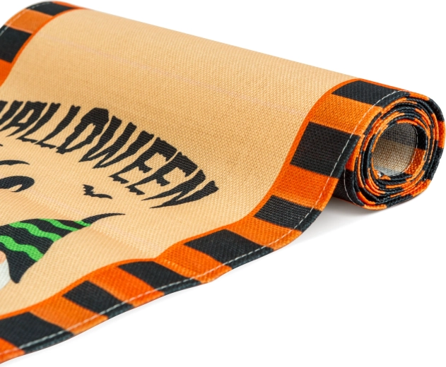 Runner da tavola per Halloween con folletti 184 × 33 cm