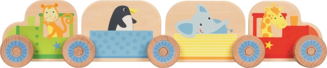 Costruzioni in legno Il mio piccolo trenino con animali