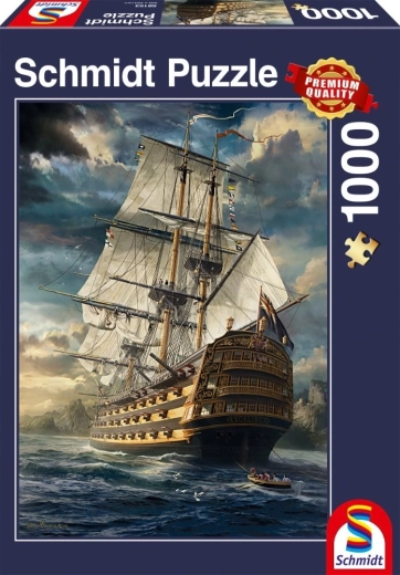 Puzzle da 1000 pezzi a tema veliero SCHMIDT