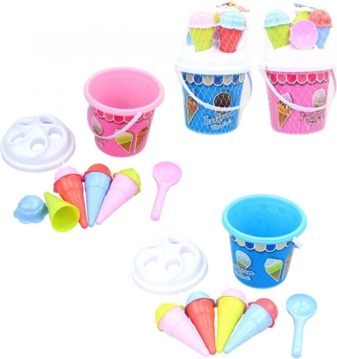 Set da spiaggia per bambini: set da ghiaccio al cioccolato per sabbia