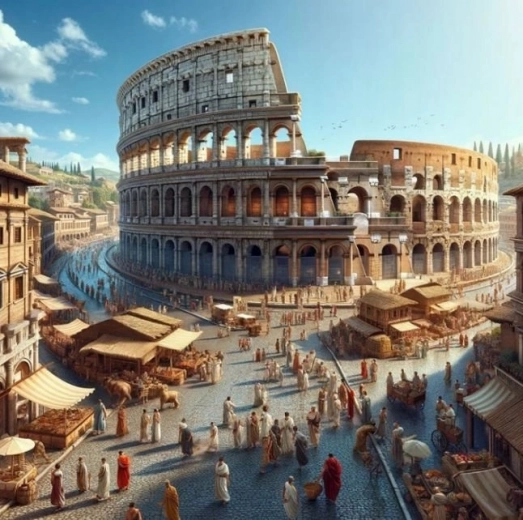 Pittura diamantata Colosseo 30 × 40 cm