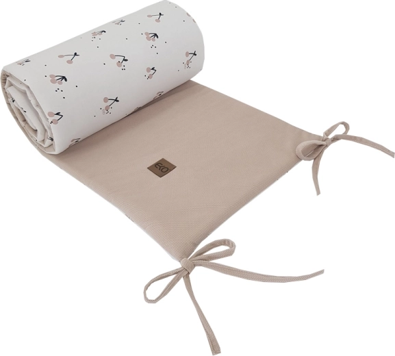 Paracolpi per culla Eko Cherry 180 × 35 cm