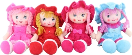 bambola di pezza che canta in ceco 35 cm