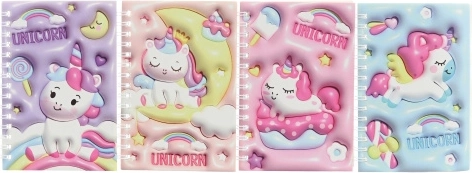 Taccuino con penna unicorno