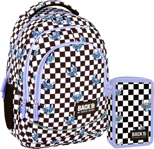 Set scolastico BackUP scacchiera Fuzz 2v1 – zaino e astuccio completo