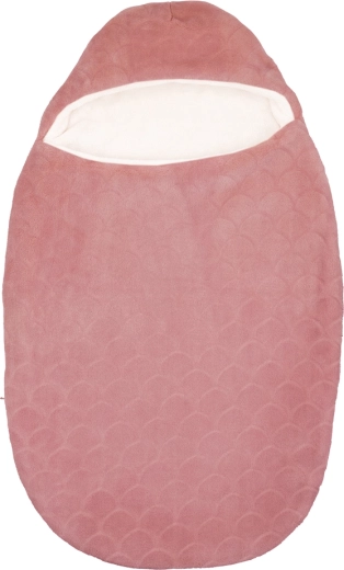 Nattou sacco invernale per seggiolino auto Lapidou, rosa antico, 70 cm