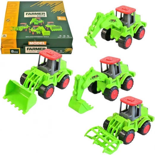 Camion da costruzione con cassone ribaltabile, 15 cm