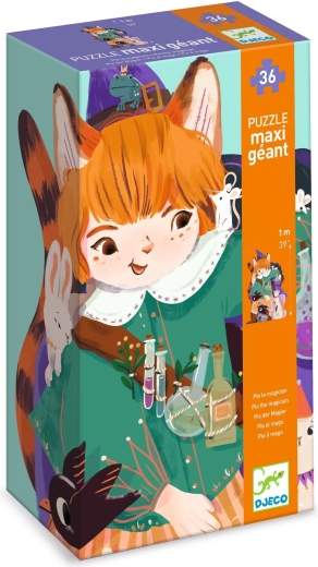 Puzzle gigante Djeco Il mago Pio, 36 pezzi
