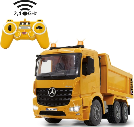 Jamara RC camion ribaltabile Mercedes-Benz Arocs 1:20 2,4 GHz