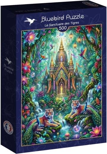 Puzzle Bluebird Riserva di tigri 500 pezzi