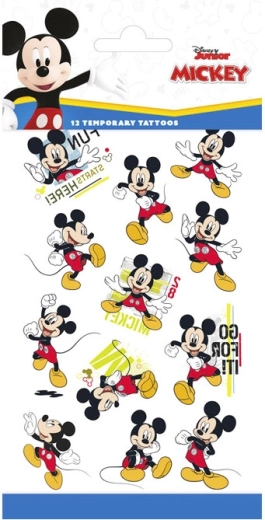 Tatuaggi temporanei MICKEY 10 × 20 cm