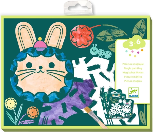 Djeco acquerelli ad acqua animali in costume