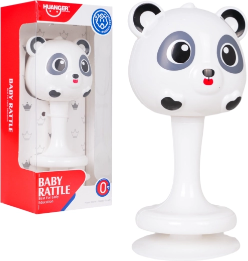 Sonaglio per bambini Panda con ventosa - 1 pezzo