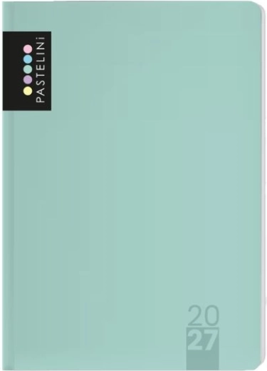 Agenda settimanale A5 Pastelini 2027 verde
