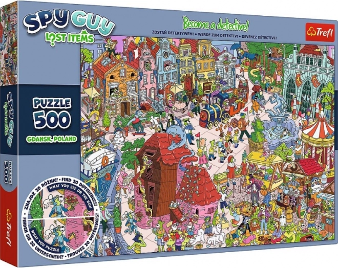 Puzzle 500 pezzi Spy Guy Oggetti smarriti Danzica