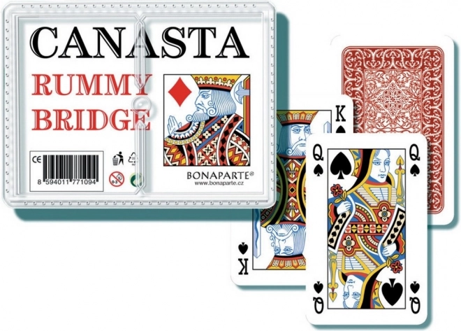 Carte Canasta in scatola di plastica