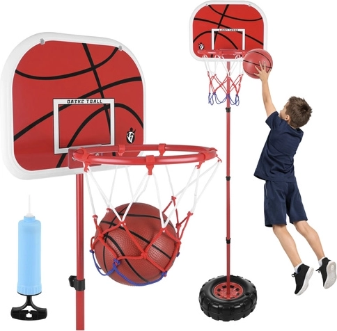 Canestro da basket per bambini con altezza regolabile 109–170 cm ISO TRADE