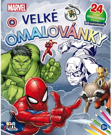 Grandi album da colorare Marvel