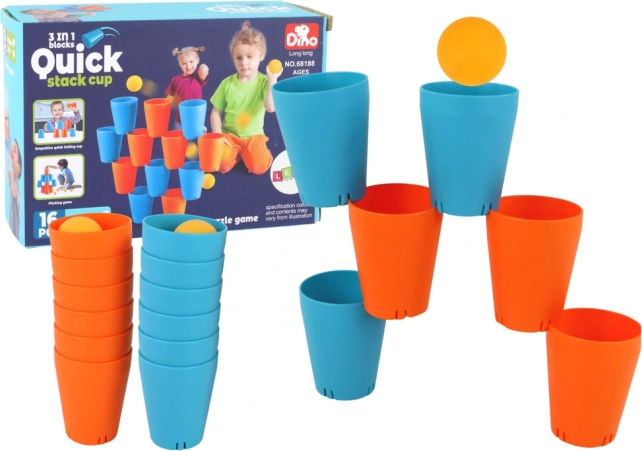 Gioco sensoriale kit creativo con bicchieri 3 in 1
