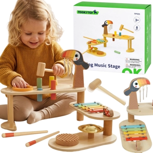 Tooky Toy tavolino musicale educativo tucano