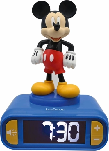 Sveglia Lexibook Mickey Mouse con statuetta luminosa