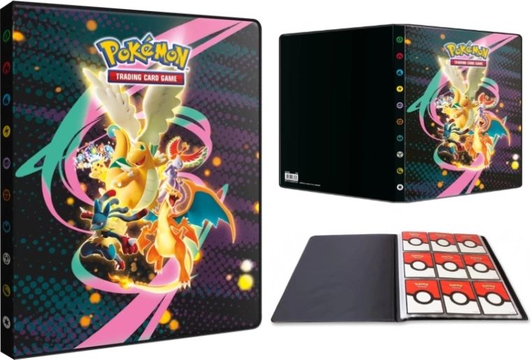 Ultra Pro Pokémon album per carte 9 tasche mega evolution ascended heroes - 1 pezzo