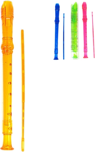Flauto dolce per bambini Adar trasparente con scovolino - 1 pezzo