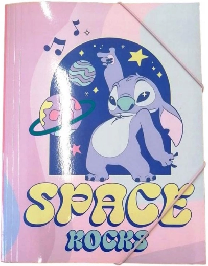 Cartellina per quaderni Lilo e Stitch A4 con elastico - 1 pezzo