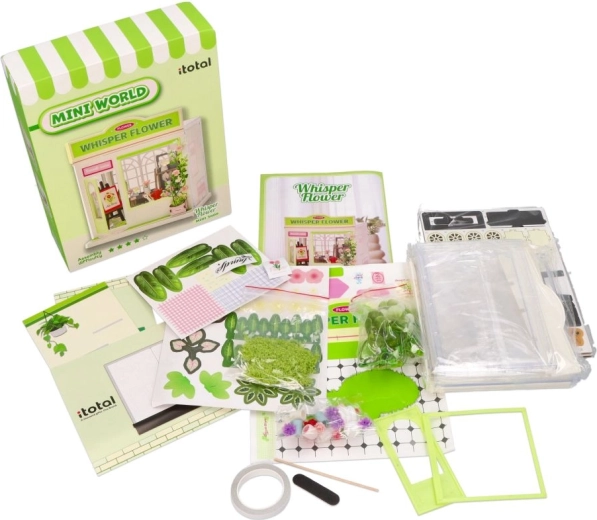 i-Total mini fioreria – diorama fai-da-te da assemblare