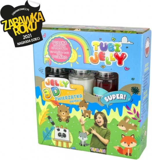 Set Tubi Jelly 3 colori – animaletti