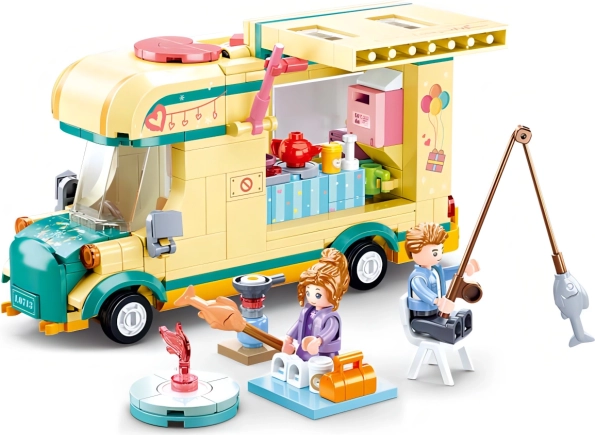 Sluban camper Happy Diary set di costruzione