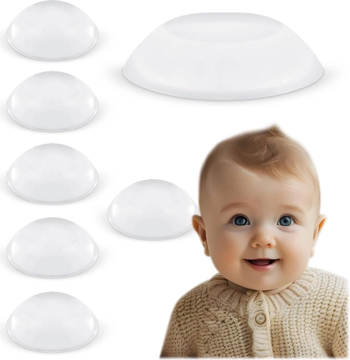 Paraspigoli e protezioni in silicone per pareti e mobili 6 pz