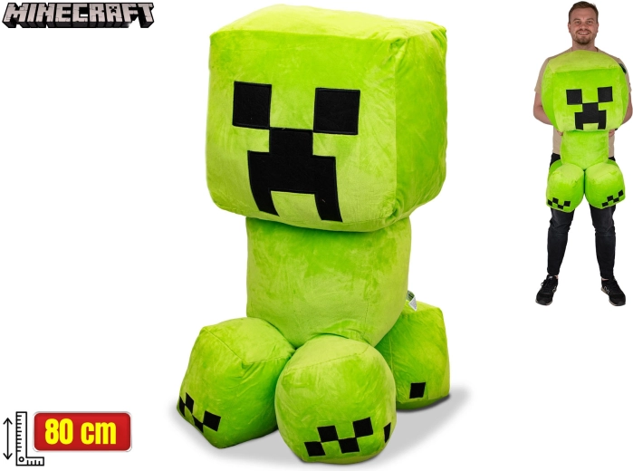 Creeper di peluche MINECRAFT 80 cm