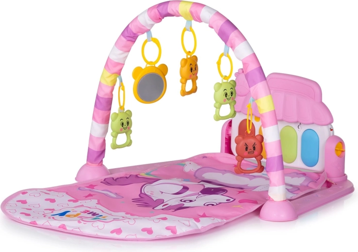 Tappetino gioco Chipolino con pianoforte Unicorn