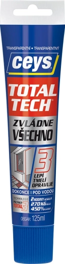 Colla e sigillante universale trasparente 125 ml TOTAL TECH EXPRESS CEYS