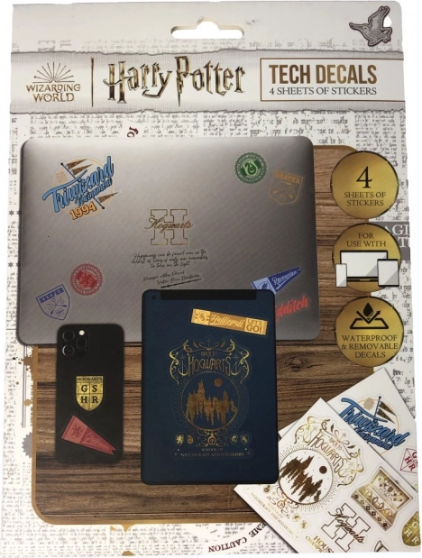 Adesivi HARRY POTTER – set di 4 fogli