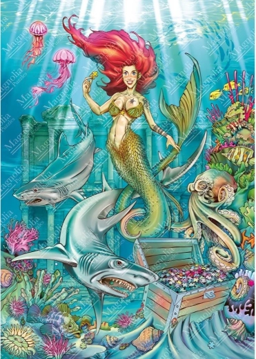 Magnolia puzzle sirena 1000 pezzi