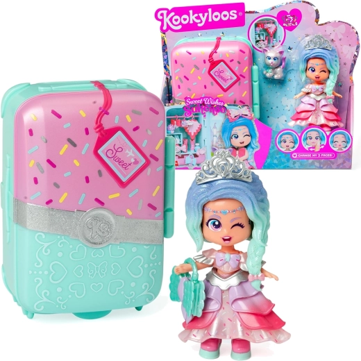 KookyLoos Sweet Wishes valigetta con bambola e accessori